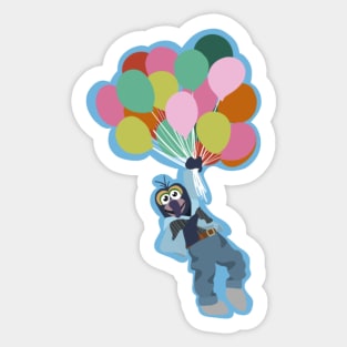 Gonzo Floating Away Sticker